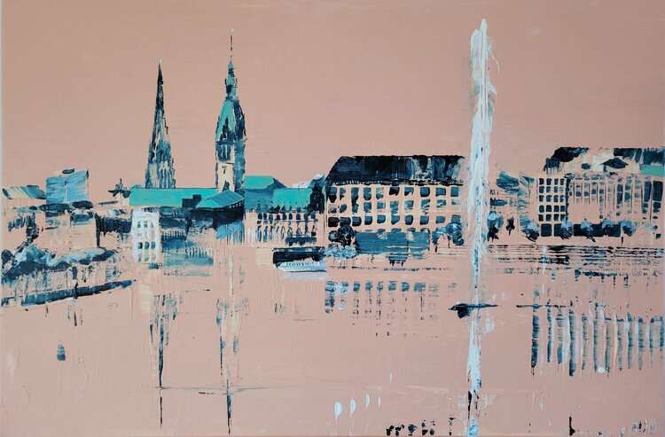 Hamburg Binnenalster Kathrin Flöge