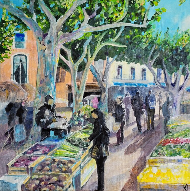 Marché de Collioure Kathrin Flöge