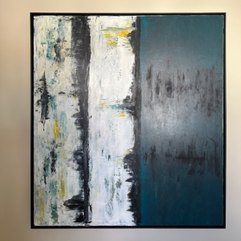 Tela Abstrata Verde. Luciana Araujo