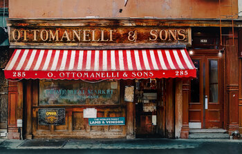 old butcher shop in the New York Thomas Franzky