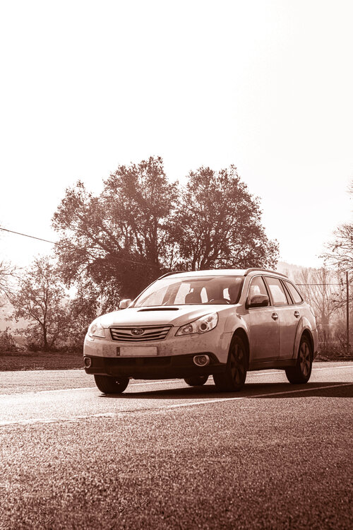 Coche en ruta esther Serna