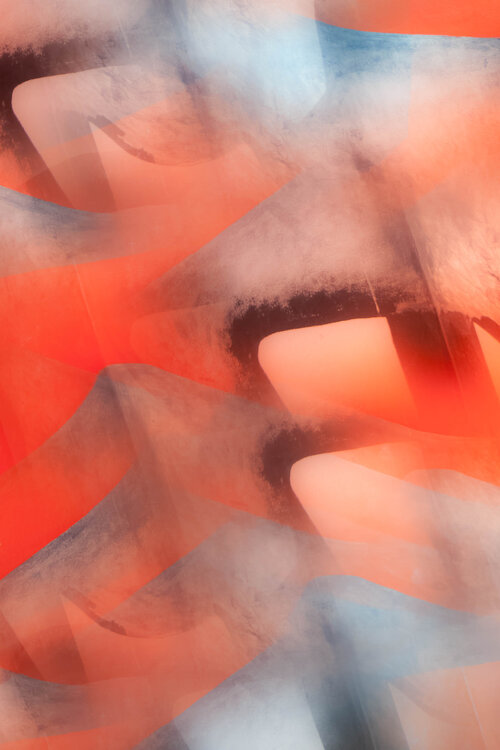 Fotografía abstracta en rojo esther Serna