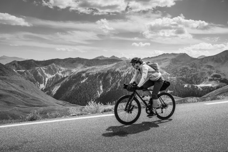 Sur la route de la cime Simon Belkaious