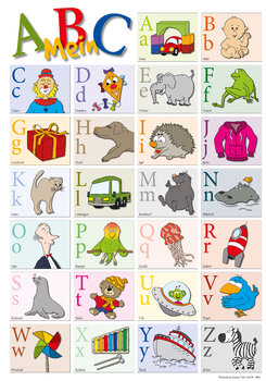 „Mein ABC“ Lernposter Justina Trefz