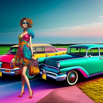Girl with yellow bug Doron B
