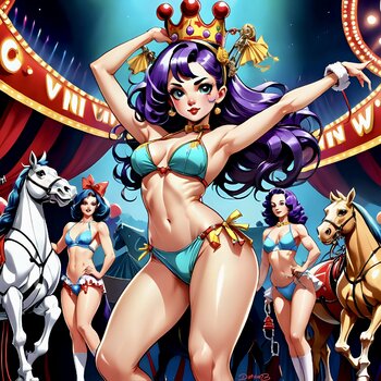 Pin-up in circus performances Doron B