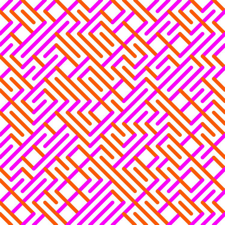 Flirren pink-orange 01 Robert Schlund