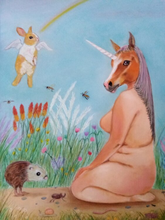 Femme Licorne Faten CHARNANA
