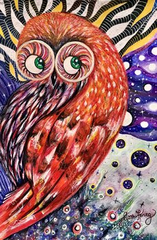 Stellar Wisdom: The Cosmic Owl Jelena Herceg