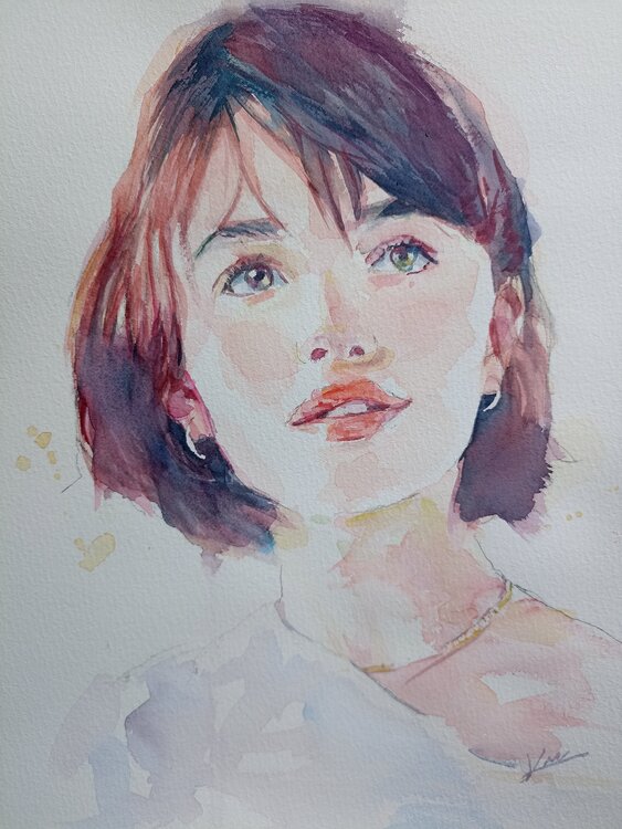 Visage lumineux Karen Martin
