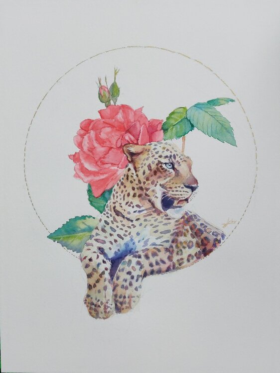 Jaguar and Rose Karen Martin