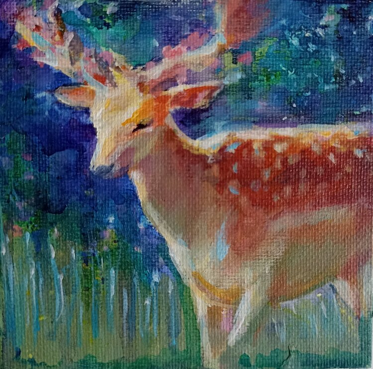 Cerf magique Karen Martin