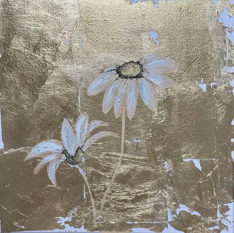 The white flower in gold Szécsi János