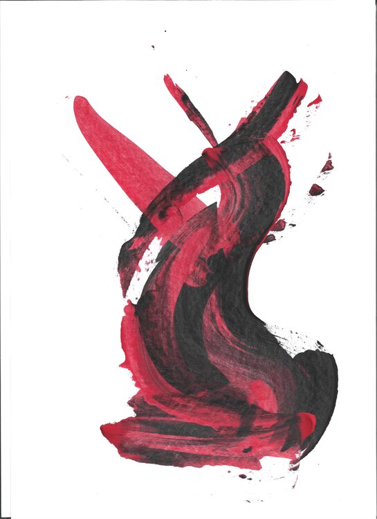 Black and Red Dragon GAB DE GAB