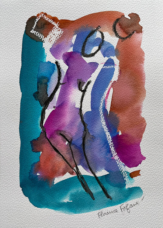 Trois couleurs Mauve Florence Fofana