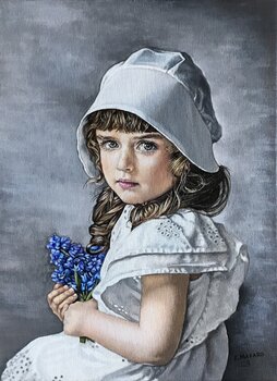 Ritratto di bambina con cuffia Kate Makaro