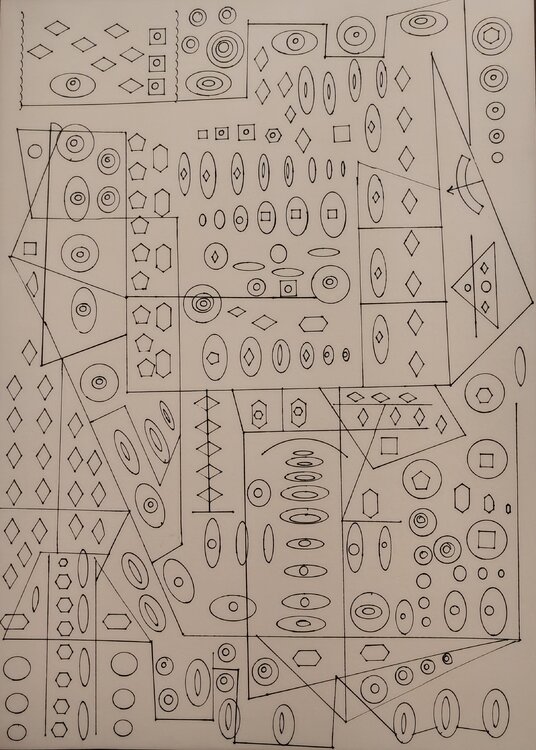Dibujo illuminati World Eduardo Vidal
