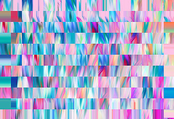 Modern Colourful Geometric Art 38 Bilge Paksoylu