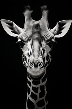 Black and White Giraffe 1 Bilge Paksoylu