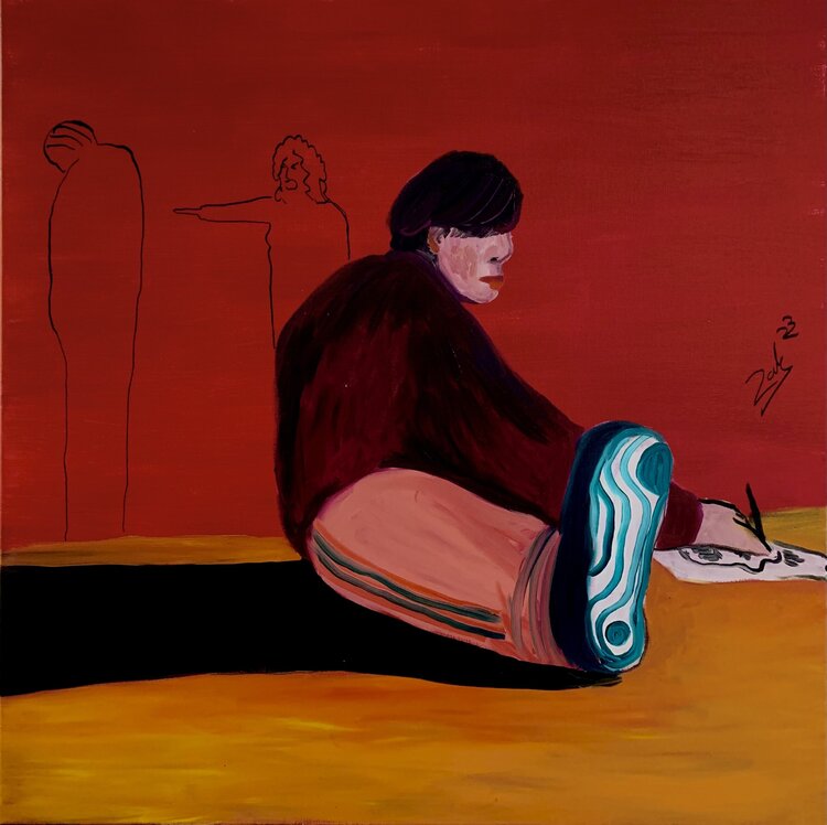 Doodling Zak Reay-Barry