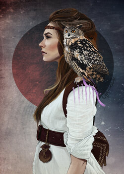 Lady Owl. Emmanuel Pondevie
