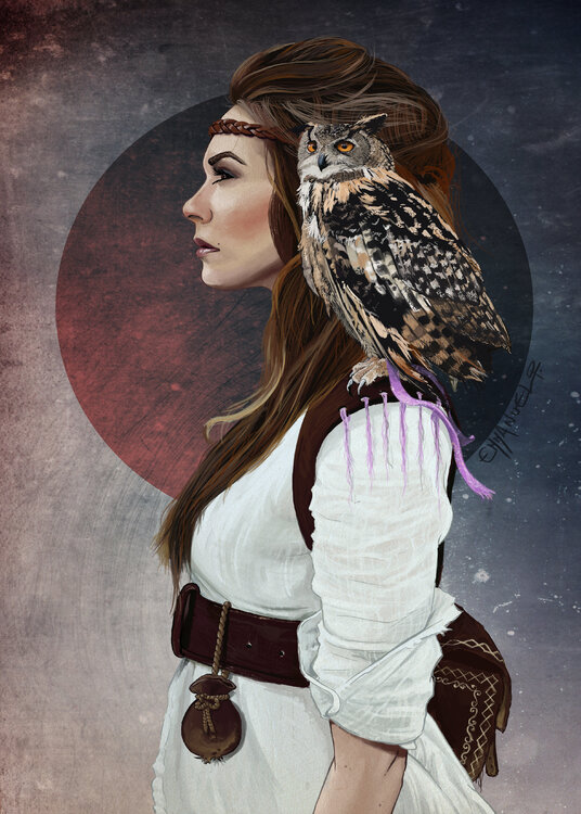 Lady Owl. Emmanuel Pondevie