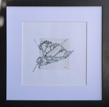 Leaf drawing Ala Botnarescu