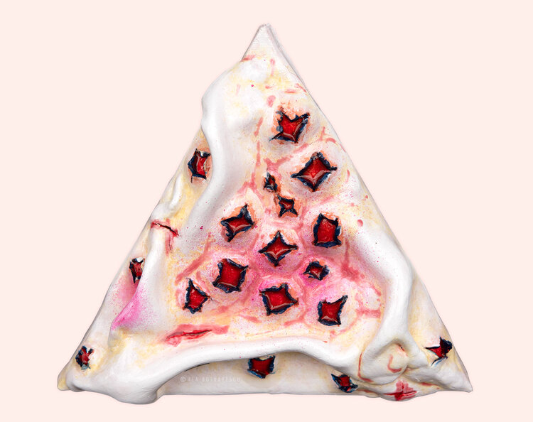 Abstract triangle - dark art Ala Botnarescu