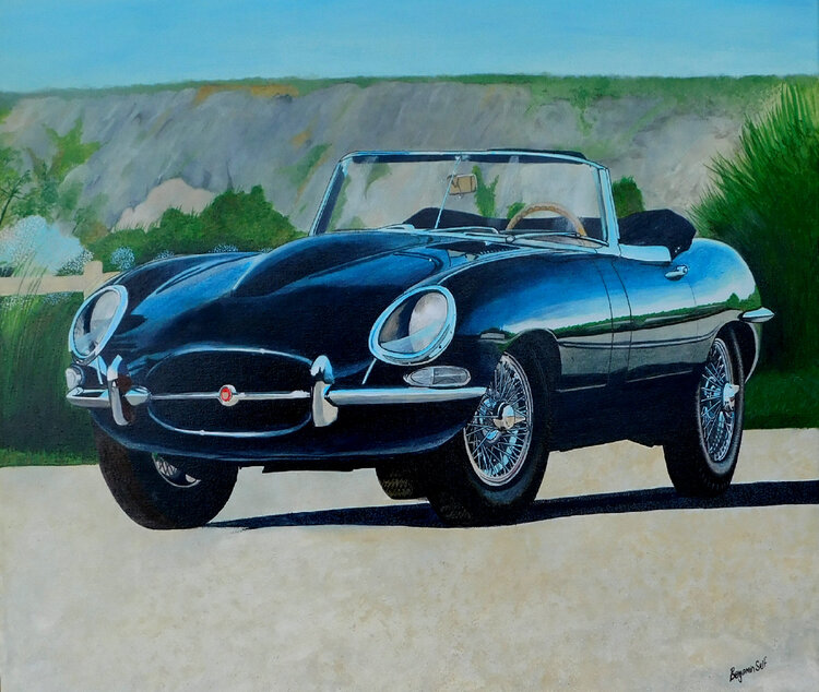 Jaguar E-Type S1 dhc 1967 Benjamin Self