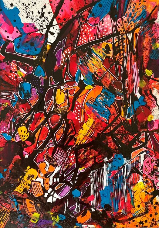 Abstrait 3 L’atelier de Doune