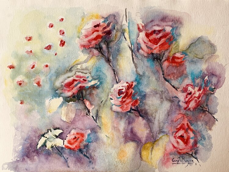 La rose, reine des fleurs Guyle RAYNE