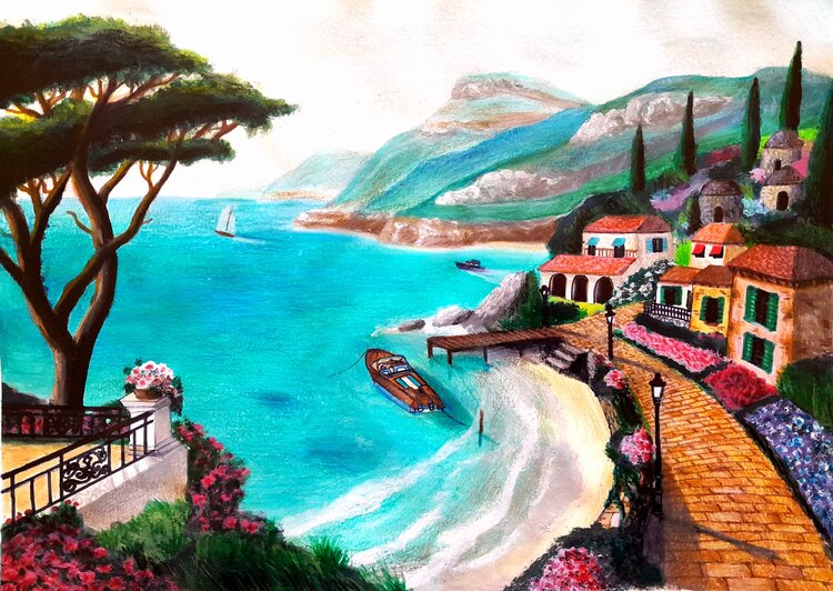 Paesaggio marino Francesco Lampo