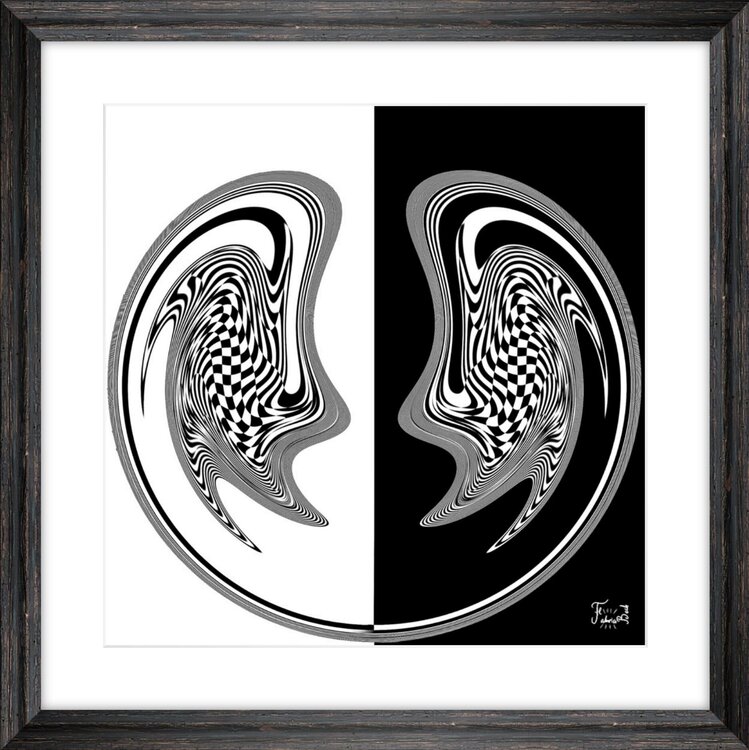 Black & white reflection Fabrice BECK