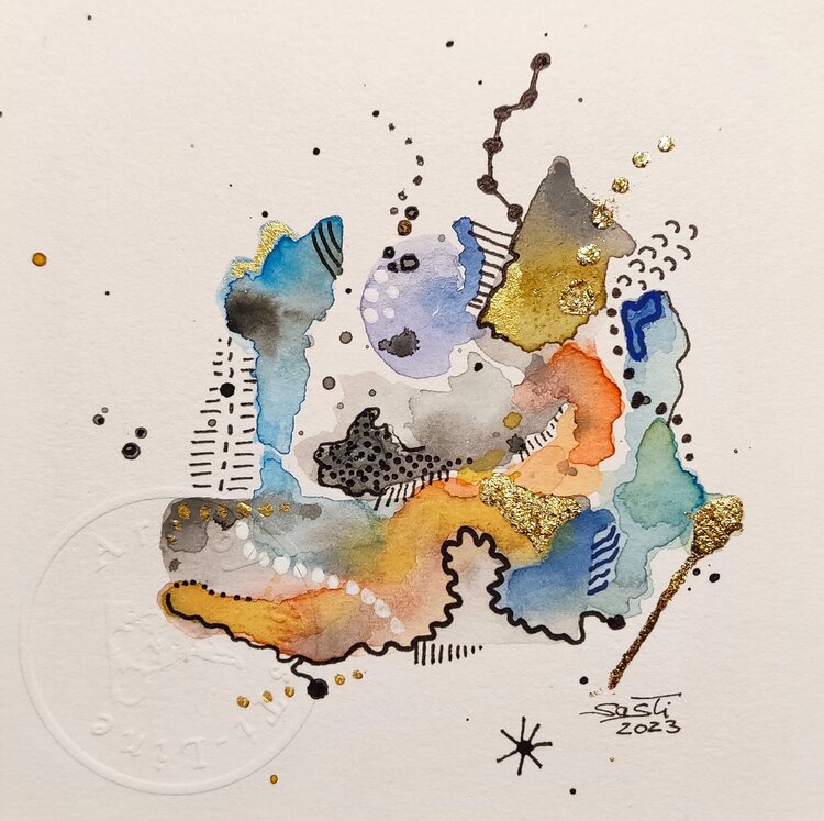 Aquarell Miniature No. 2 Sasti-Line