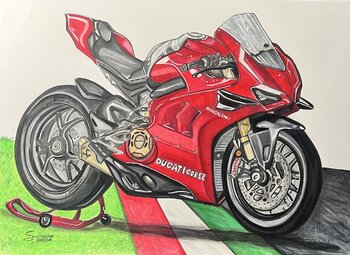 Ducati Panigale V4R "draw" Lorenzo Sammuri