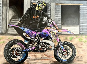 KTM 125 exc "draw" Lorenzo Sammuri