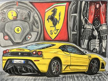 Ferrari F 430 Scuderia "draw" Lorenzo Sammuri