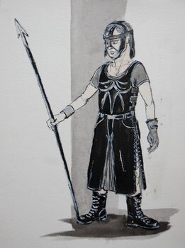 ein Krieger Robert Schrag