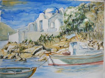 Griechische Küstenlandschaft Robert Schrag