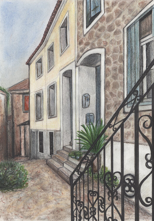 In the alley of Molivos Mervi Korhonen