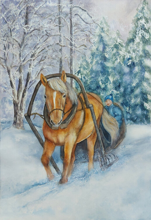 Sleigh ride Mervi Korhonen