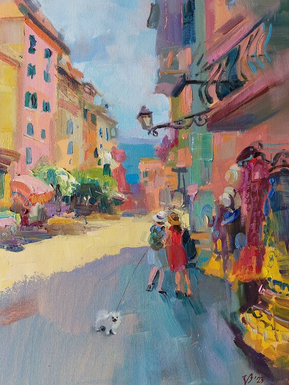 Italienische Stadt Katharina Valeeva