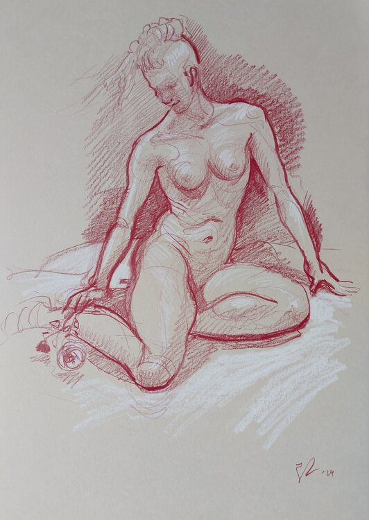 Frauen Akt Katharina Valeeva