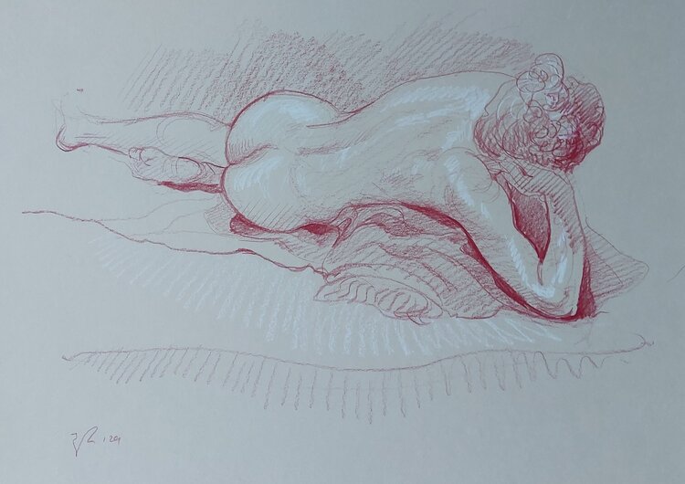 Frauen Akt Katharina Valeeva