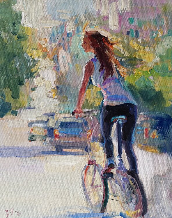 Radfahrerin Katharina Valeeva