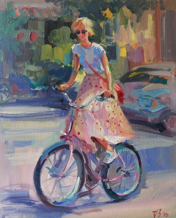 Radfahrerin Katharina Valeeva