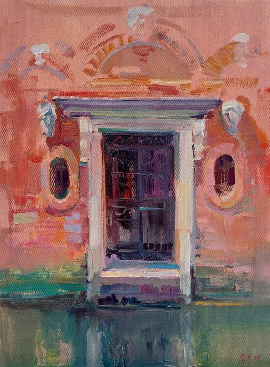 Tür in Venedig Katharina Valeeva