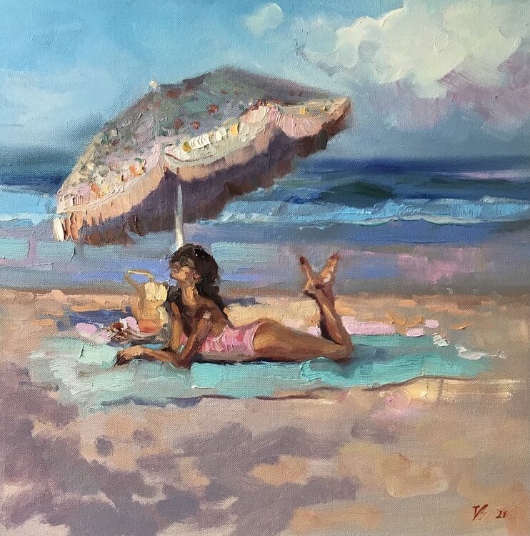 Tag am Strand Katharina Valeeva