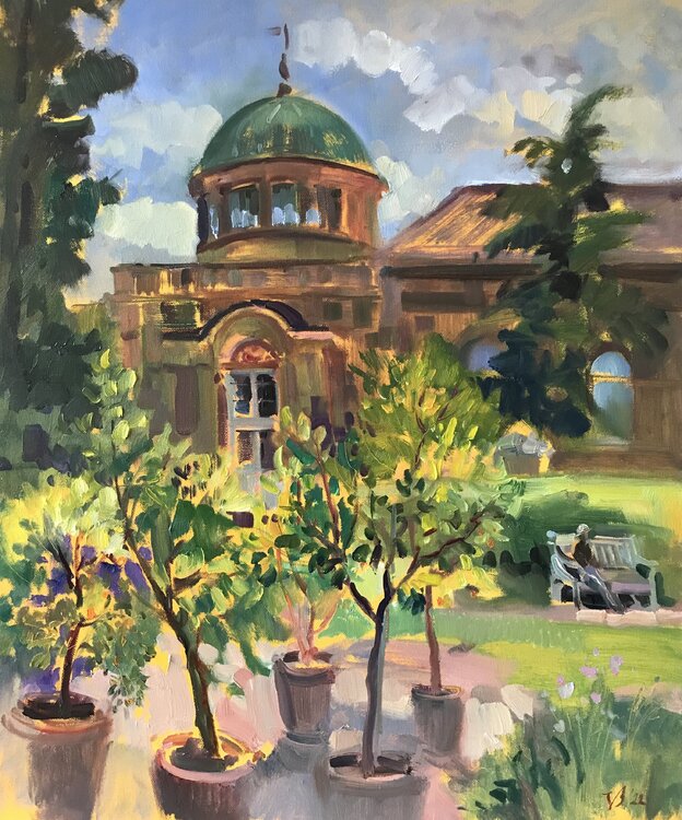 Im botanischen Garten Katharina Valeeva