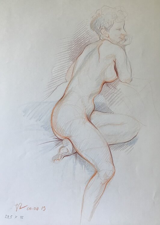 Frauen Akt Katharina Valeeva